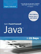 The cover of Teach Yourself Java in 21 Days (7th Edition) by Rogers Cadenhead