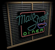 Main Street Diner sign