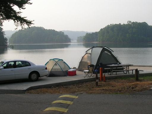 Campsite on Lake Keowee