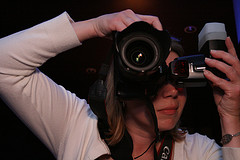 Photo of photojournalist Lane Hartwell taken by Brian Solis