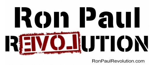 Ron Paul Revolution banner